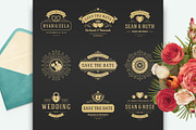 18 Wedding Logos and Badges, a Branding & Logo Template by Vasya Kobelev (Thumbnail 2 of 12)