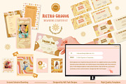 Retro Groove Branding Starter Kit, a Branding & Logo Template by Hell Yeah Designs (Thumbnail 4 of 15)