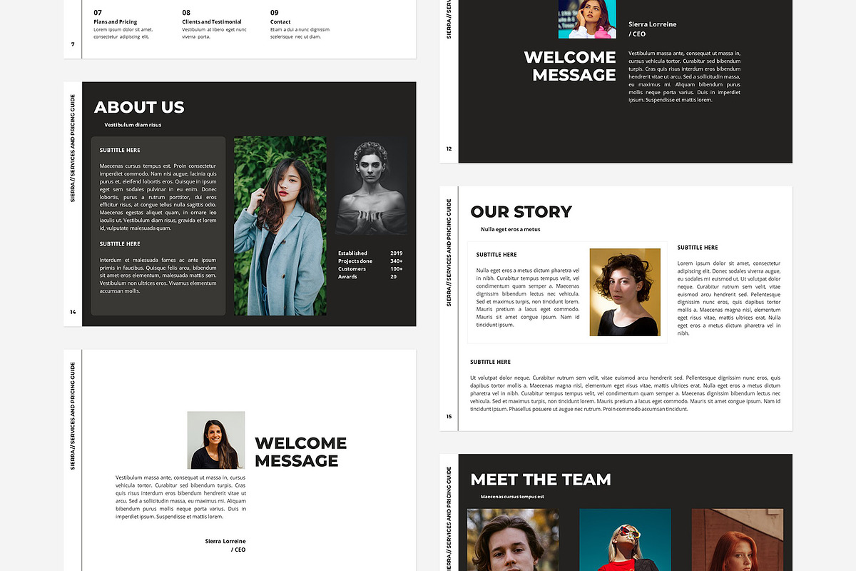 Services and Pricing Guide Template, a Presentation Template by Gaize (Photo 2 of 11)