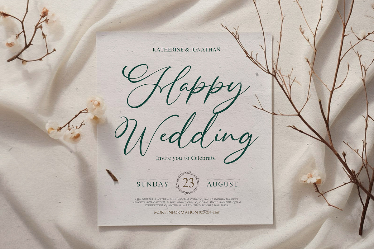 Daisy Wonder – Modern Handwritten, a Handwritten Font by Inviline.co (Photo 7 of 10)