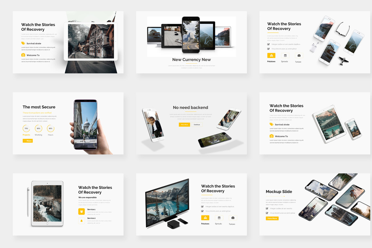 Agencify Pitch Deck Google Slide Tem, a Presentation Template by One Percent Studio (Photo 7 of 19)