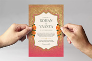 Indian Wedding Invitation Template, a Card Template by BrandPacks (Thumbnail 4 of 5)