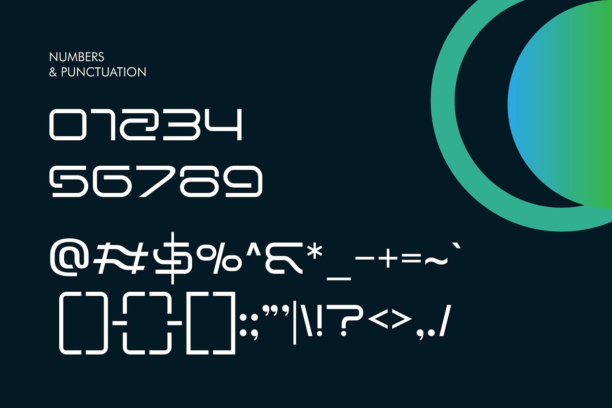 Avaben Sleek Futuristic Fonts, a Sans Serif Font by WhymoreArt (Photo 8 of 9)