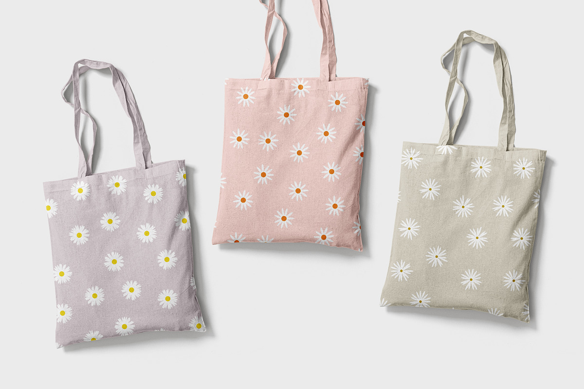 Daisy flowers, seamless patterns, a Pattern Graphic by Good Studio (Photo 9 of 15)
