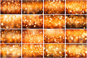 Golden Bokeh Wallpaper Bundle, a Background Graphic by Forhadx5 (Thumbnail 3 of 8)