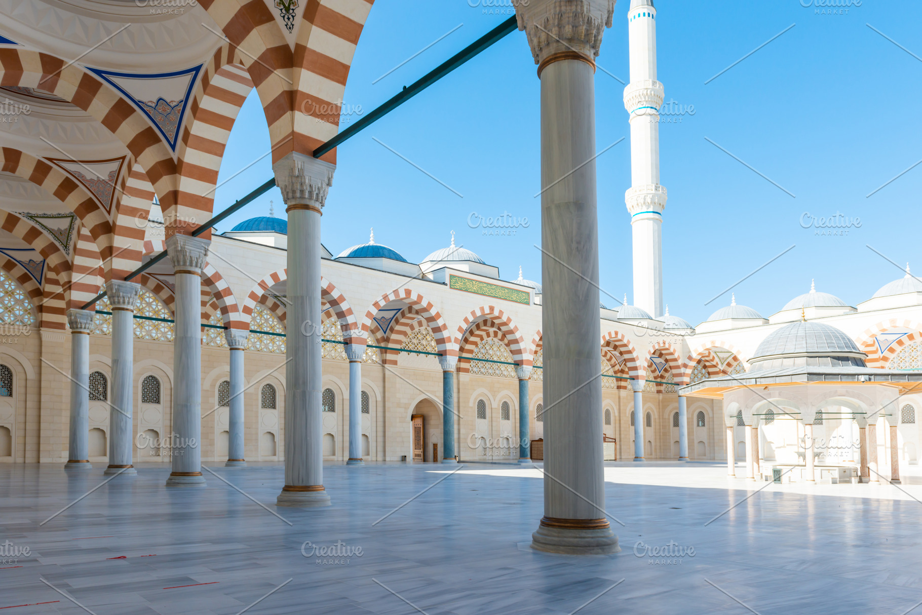 Camlica Mosque interior in Istanbul, an Architecture Photo by Vapi
