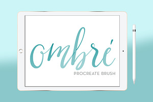 Ombre Watercolor Procreate Brush