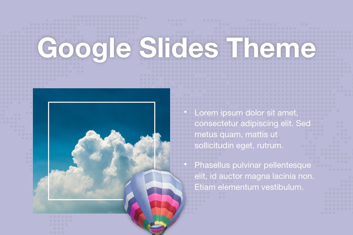 Hot Air Google Slides, a Presentation Template by Jumsoft