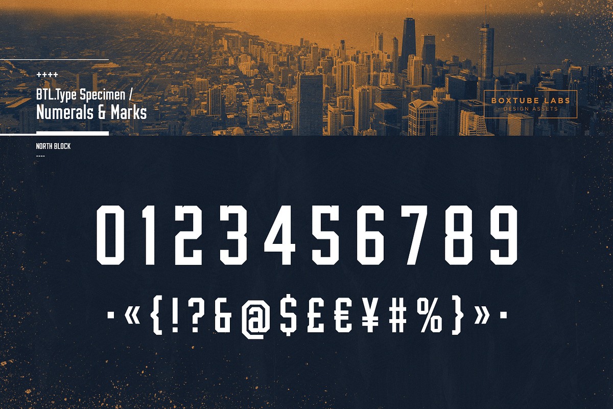 North Block - Display Font preview 4