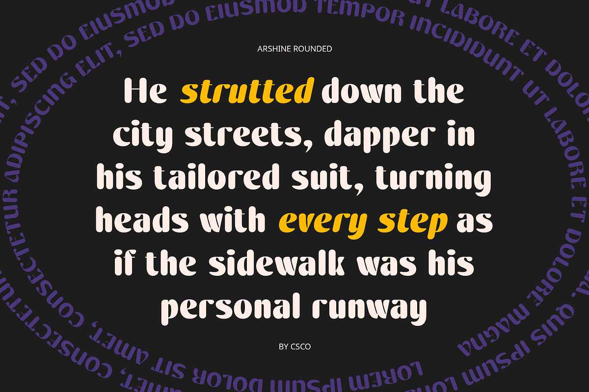 Arshine Rounded, a Sans Serif Font by Craft Supply Co. (Photo 3 of 8)