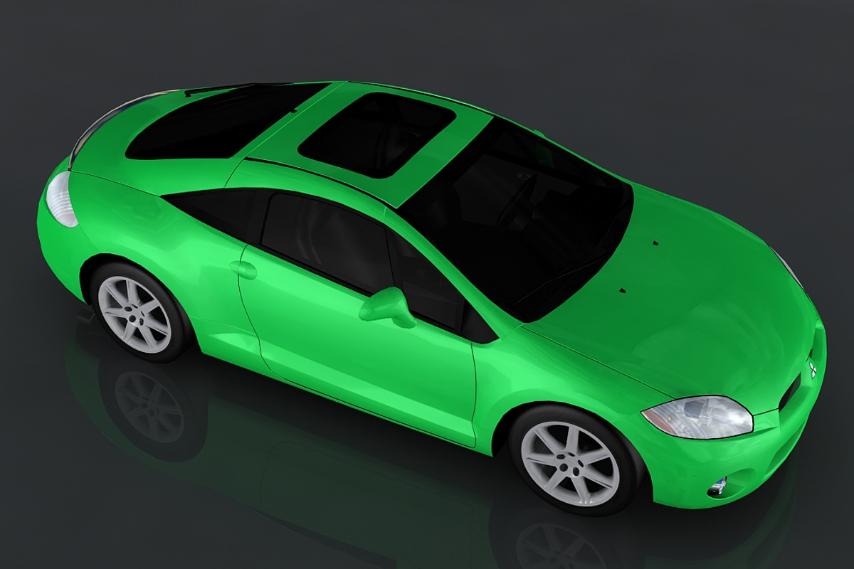 Mitsubishi Eclipse GT, a Cars & Vehicle 3D Model by valtriiu (Photo 3 of 12)