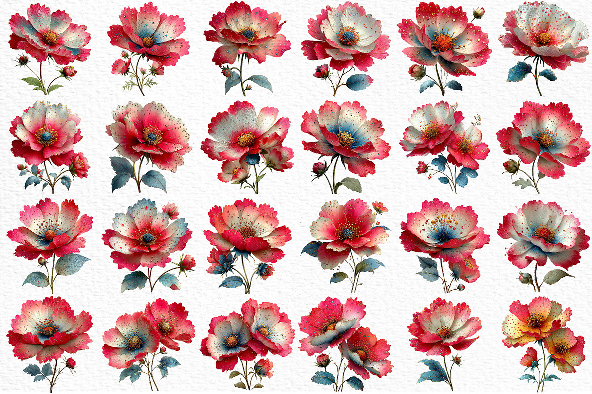 Spring Cosmos Flower Clipart Png, an Illustration by Craft Nest (Photo 6 of 11)