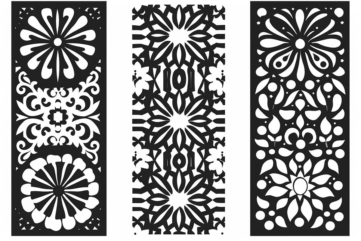 Elegant Floral Laser Cut Panel Bundl, a Graphic by BIPLOB EXPERT (Photo 5 of 10)