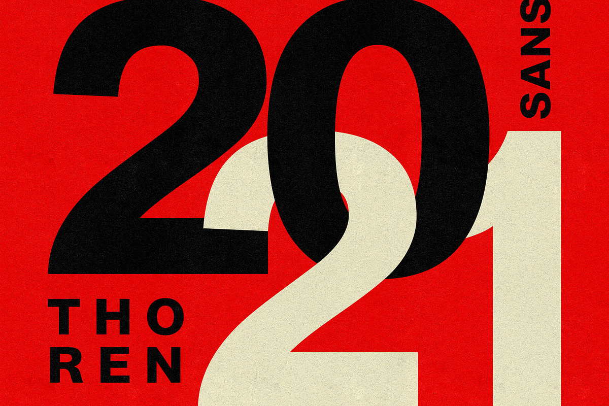 Thoren Sans | Sans Serif Type Family, a Sans Serif Font by StudioWorks (Photo 4 of 10)