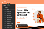 Visivibe - Freelancer Portfolio, a Landing Page Template by SLAB! Design (Thumbnail 2 of 4)