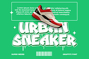 Wush - Graffiti Display Font, a Handwritten Font by Luna Shop (Thumbnail 5 of 6)