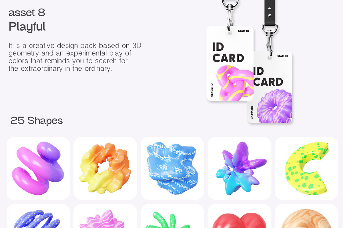 3D Abstract Design LIBRARY, a Graphic by LarysaZabrotskaya (Photo 12 of 24)