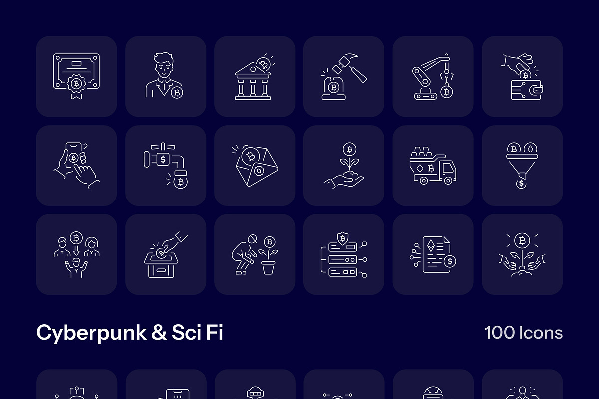 1700 Technology and Futuristic Icon, an Outline Icon by Prosymbols (Photo 14 of 30)
