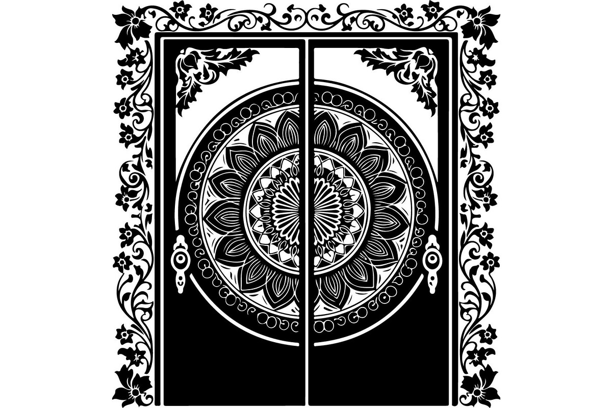 Vintage Iron Gate Bundle, a Decorative Illustration by Designer_Momina (Photo 6 of 21)