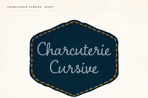 Charcuterie Cursive