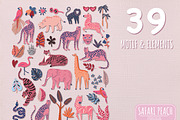 Safari Peach, a Pattern Graphic by MSNTY STUDIOX (Thumbnail 4 of 23)