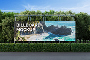 Street Billboard Mockup, an Advertising Mockup by Artlogs (Thumbnail 1 of 5)