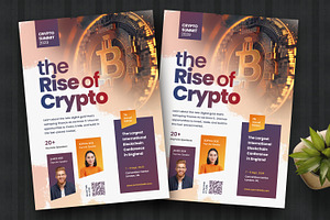 The Rise Of Crypto Flyer, a Flyer Template by Boostock