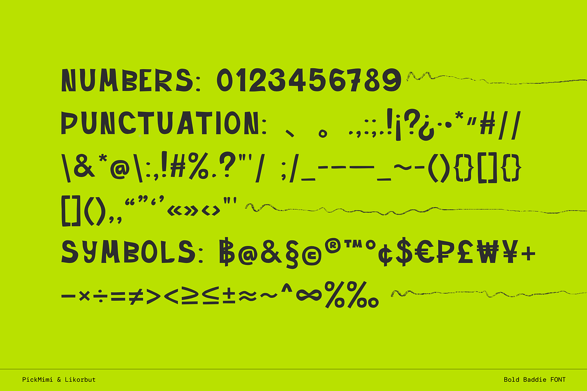 Bold Baddie Display Font, a Font by PickMimi (Photo 6 of 7)
