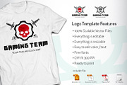 Gaming Team logo v1, a Branding & Logo Template by vectorlogos89 (Thumbnail 2 of 2)