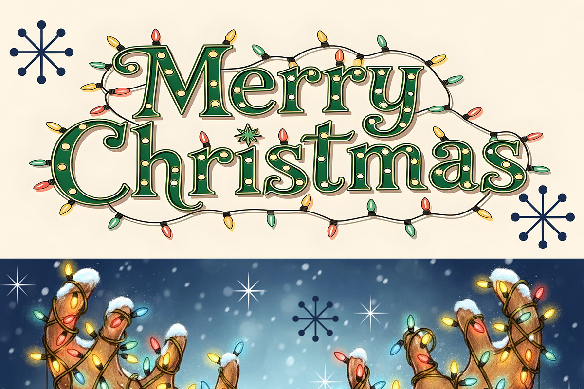 Moose Christmas Card, an Animal Illustration by Sharon Schwalbe (Photo 2 of 3)