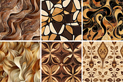 Brown Abstract Seamless Patterns, a Pattern Graphic by PrintablesByFranklyn (Thumbnail 3 of 4)