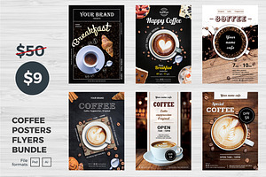 Coffee Promo Flyers Bundle