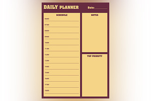 Daily Planner Sheet Design -37