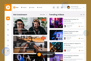 Maxtube - Video Streaming Dashboard