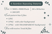 The Floral Mix 01- Seamless Patterns, a Pattern Graphic by Arts And Aura (Thumbnail 2 of 12)