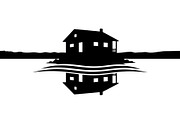 50 Flooded Home Silhouette Bundle, an Illustration by Designs_River (Thumbnail 21 of 51)