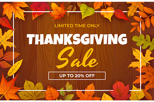 Happy Thanksgiving Day sale