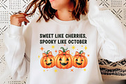Sweet Like Cherries Spooky Like Octo, an Illustration by Libby Wishes (Thumbnail 10 of 11)