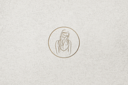 Line Art Woman Beauty Logo, a Branding & Logo Template by Luxury Logos (Thumbnail 4 of 4)