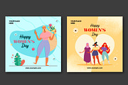 Women's Day Social Media Set, a Templates & Theme by studiogstock (Thumbnail 3 of 3)