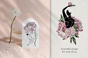 Female bodies and line art peonies, an Object Graphic by Vera●Suleimanova (Thumbnail 15 of 17)