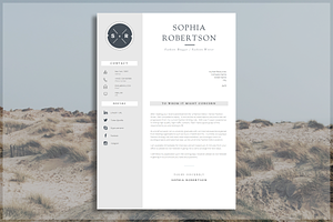 Creative Resume Template CV Design