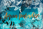 Aqua paradise procreate stamp brush, a Brush Add-On by Meisanmui (Thumbnail 1 of 9)