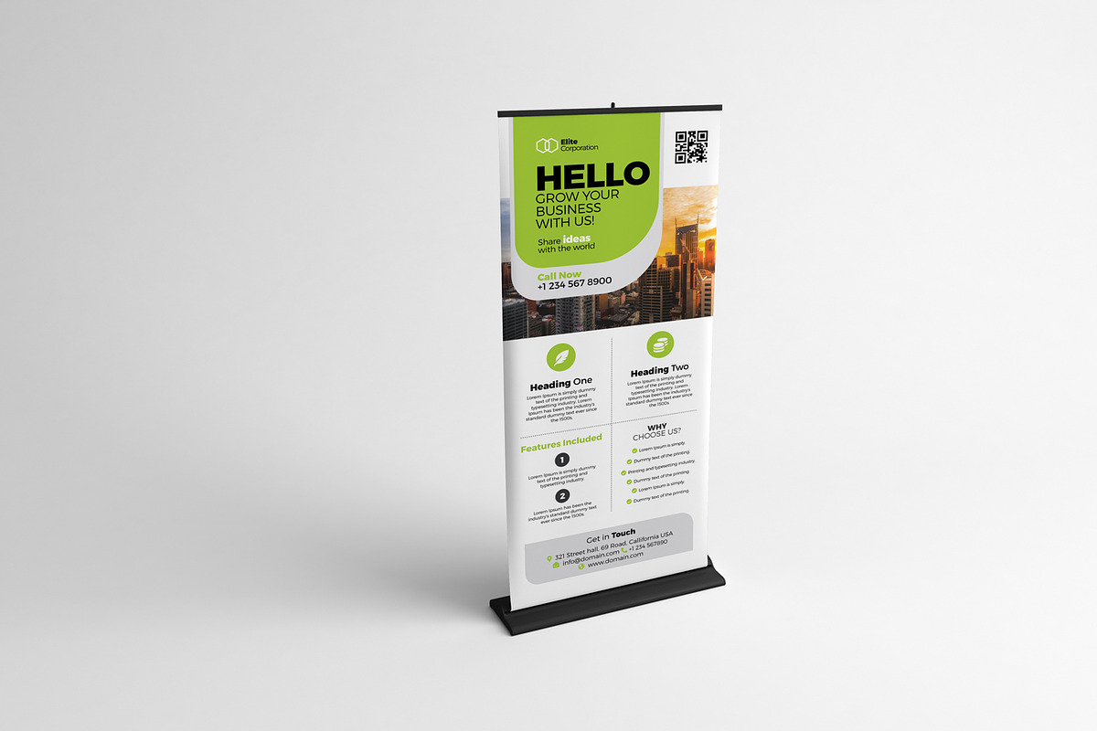 Rollup Banner, a Templates & Theme by Design'sTRIBE (Photo 3 of 3)