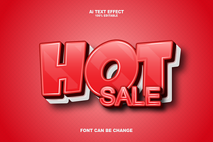 Hot Sale Editabele Text Effects.