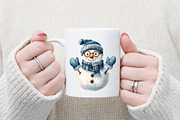 Old Vintage Christmas Snowman Bundle, an Illustration by designcity5 (Thumbnail 5 of 5)