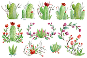 Cactus Watercolor Set, an Illustration by RalucaGheorghe (Thumbnail 2 of 2)