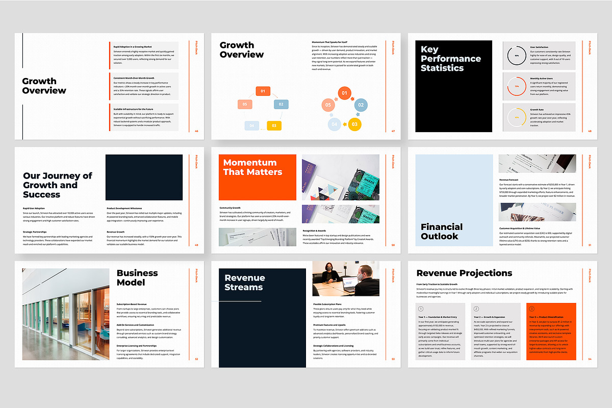 Pitch Deck Google Slides Template, a Presentation Template by Gaize (Photo 10 of 14)