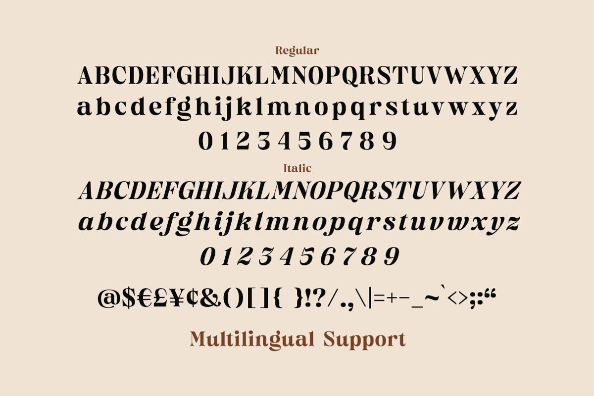 Classical Diary - Serif Font, a Serif Font by Letterhend Studio (Photo 7 of 9)