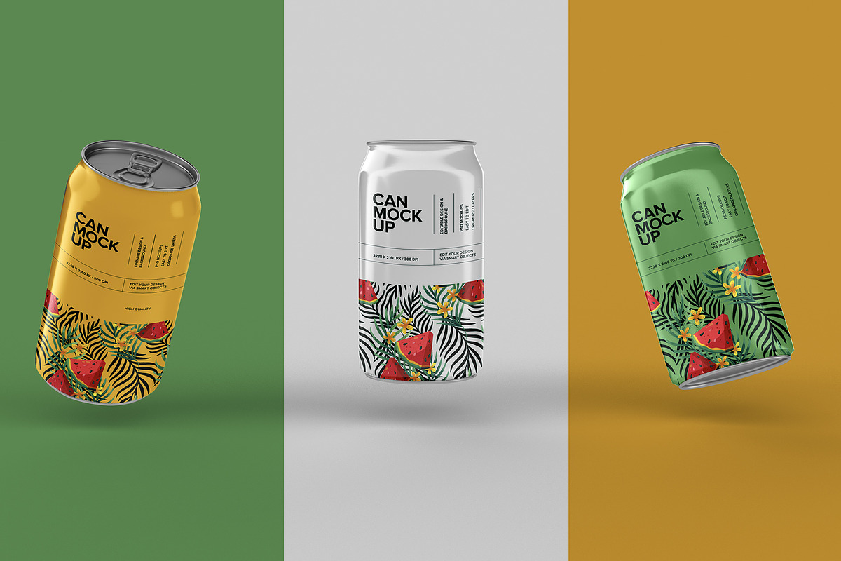 Soda Can Mockup Set, a Cups & Container Mockup by dpi (Photo 20 of 20)
